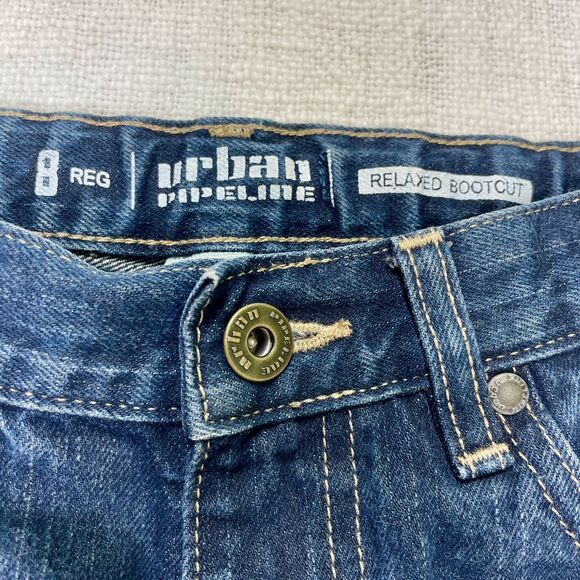 Urban Pipeline Jeans Girls 8 Regular Relaxed Bootcut Jeans Girls Urban Pipeline - Picture 9 of 14